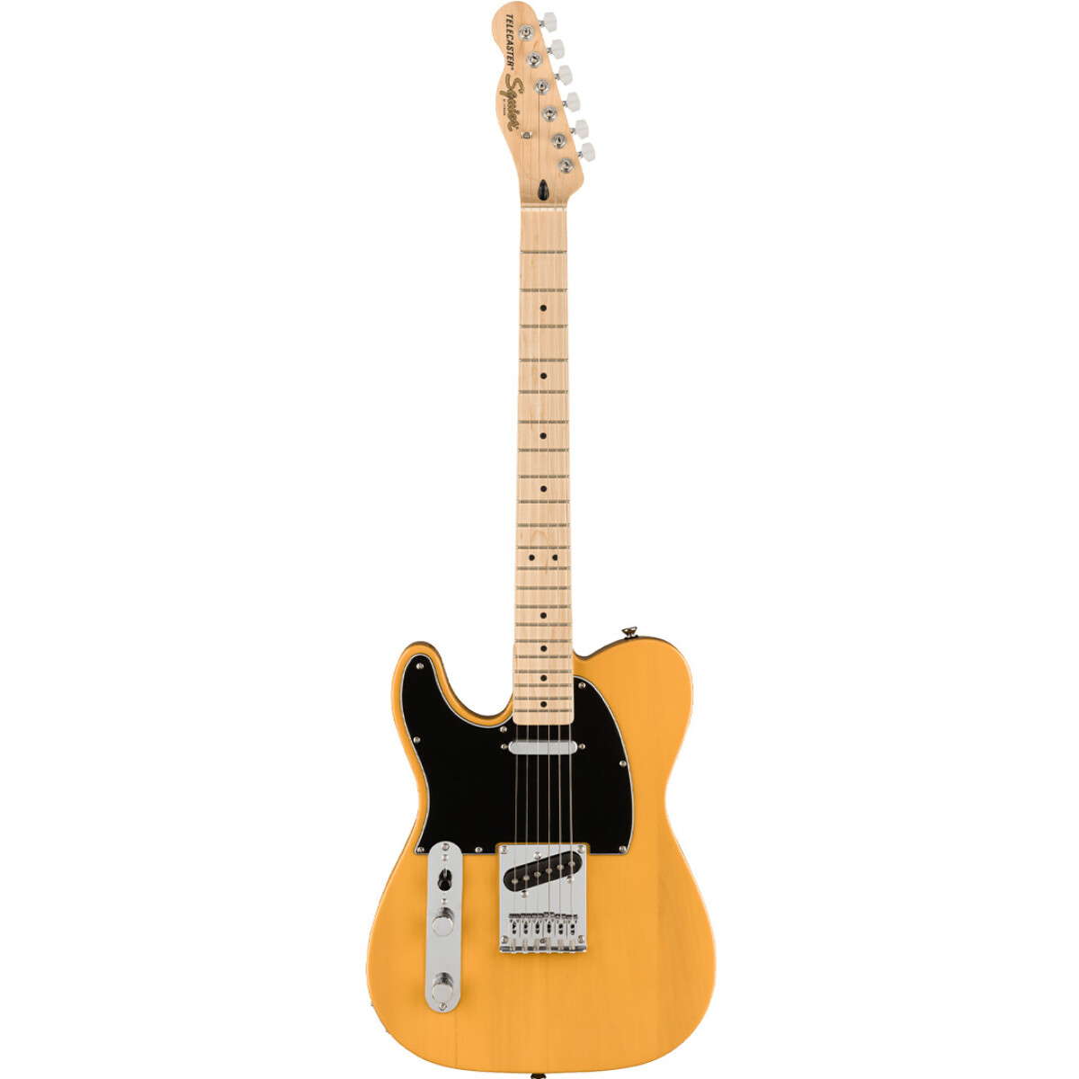 GUITARRA ELÉCTRICA ZURDO SQUIER AFFINITY TELE MN BUTTER 