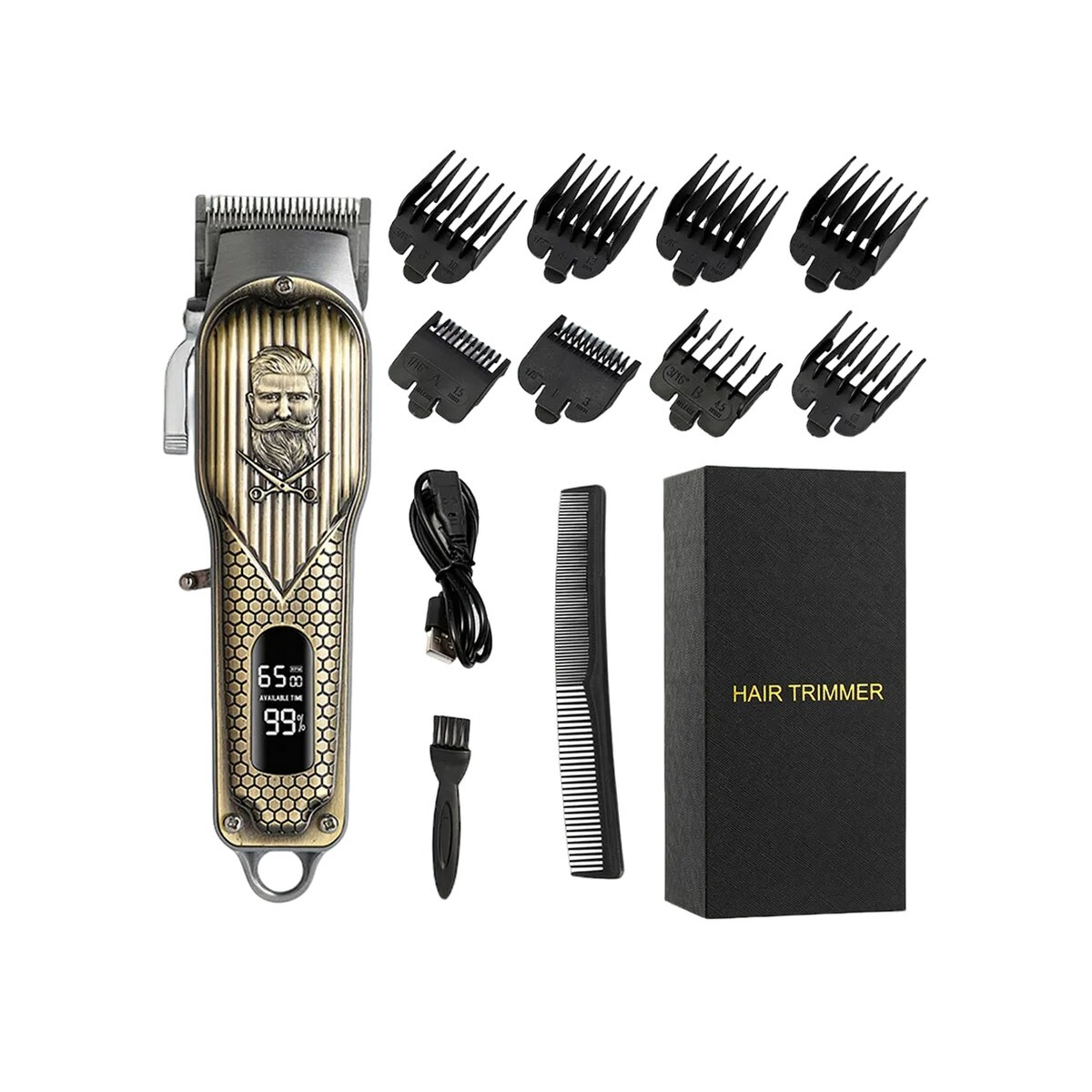 CORTADORA DE PELO PROFESIONAL DL-1753 INALAMBRICA CON ACCESORIOS 