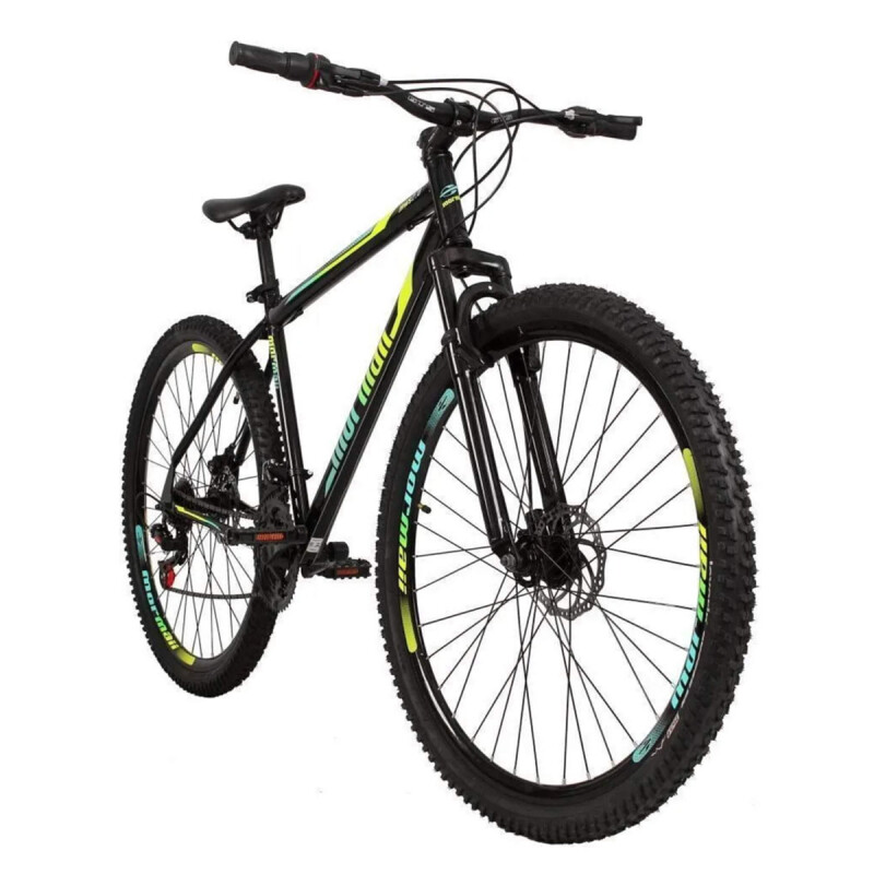 Bicicleta Mormaii Rodado 29 Jaws 2.0 Susp. Disk 21 velocidades Negra con Verde y Azul Bicicleta Mormaii Rodado 29 Jaws 2.0 Susp. Disk 21 Velocidades Negra Con Verde Y Azul
