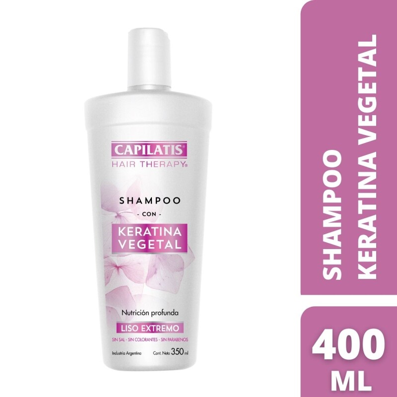 Shampoo Capilatis con Keratina Vegetal Liso Extremo 400 ML Shampoo Capilatis con Keratina Vegetal Liso Extremo 400 ML