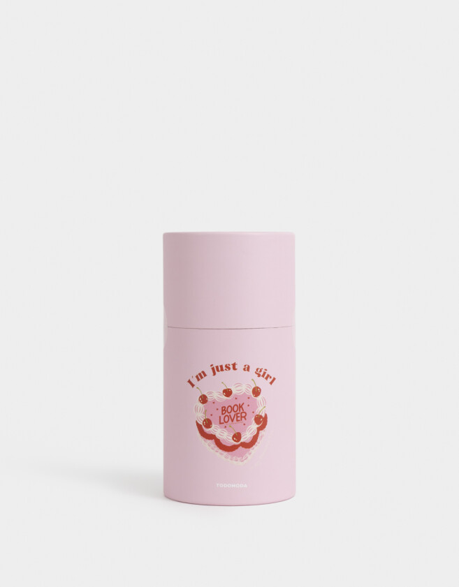 Accesorios Cocina Estampados Vaso De Vidrio "in My Romance Era" - Fucsia Medio