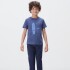 CAMISETA MM MASC AZUL ESCURO