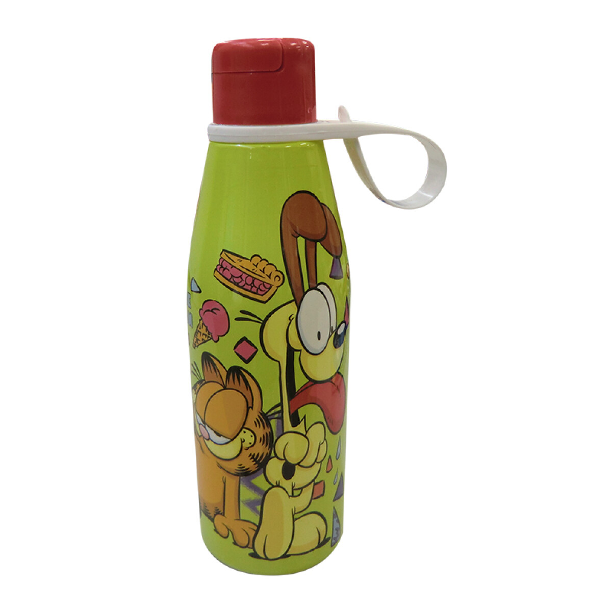 Botella Plástica 530ml Garfield con Agarre 