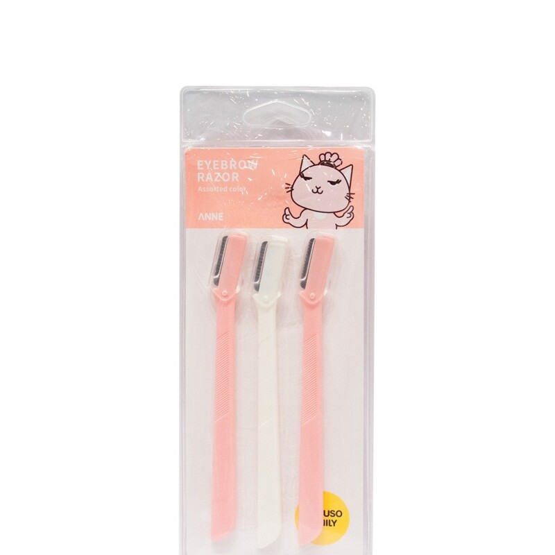 NAVAJA PARA CEJAS (COLORES SURTIDOS/PACK DE 3) NAVAJA PARA CEJAS (COLORES SURTIDOS/PACK DE 3)