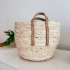 HN03 Set X3 Canastos De Ratan Con Asas 22x17 / 25x20 / 30x25 - Natural
