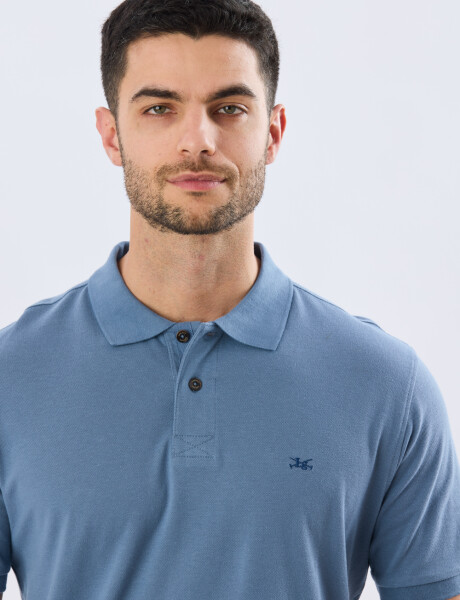 REMERA POLO LISA PIQUÉ Piedra