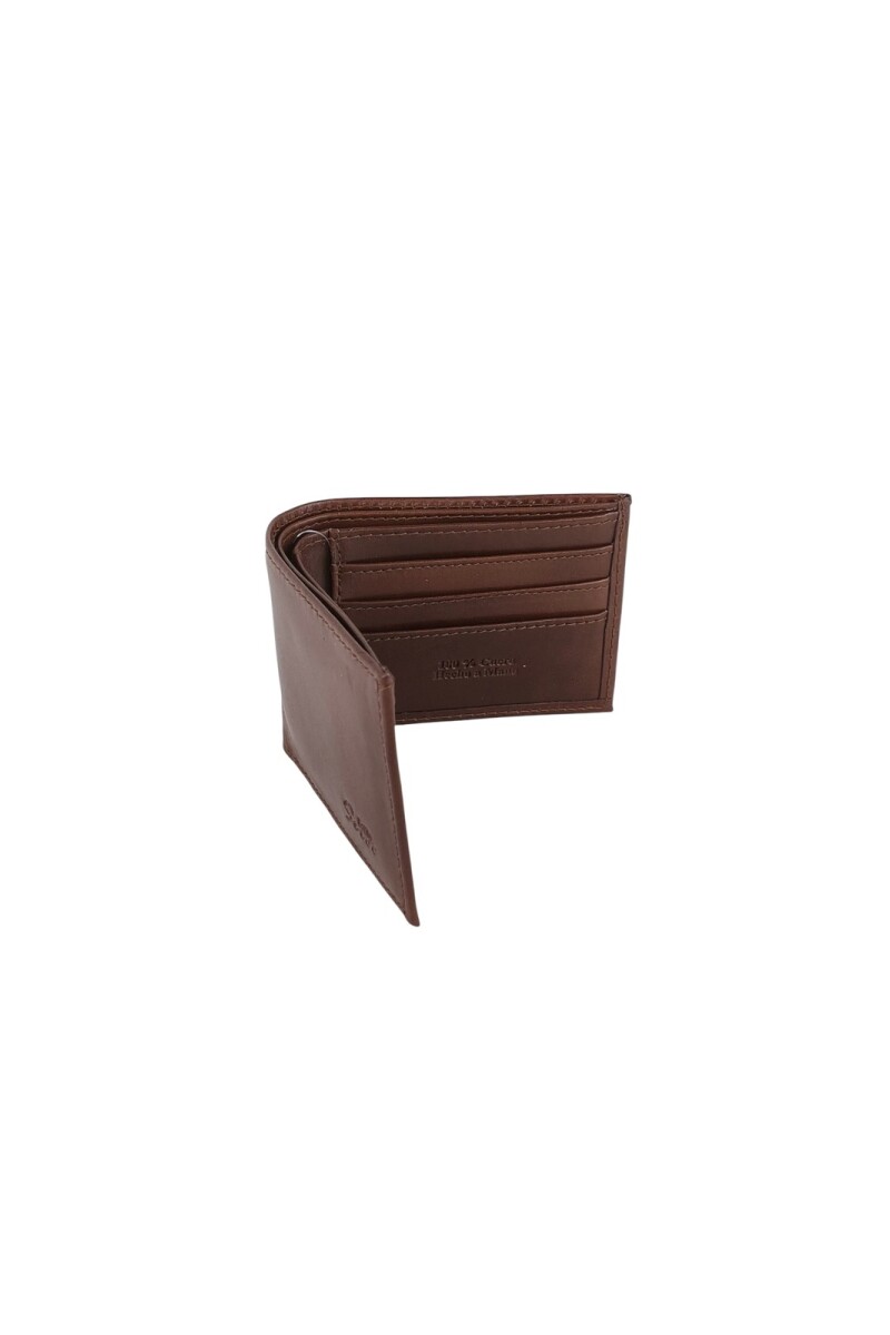 Billetera de cuero Marron