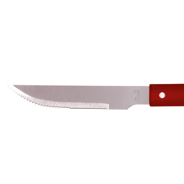 KIT ASADO 2 PIEZAS CUCHILLO Y TENEDOR MADERA MARRON