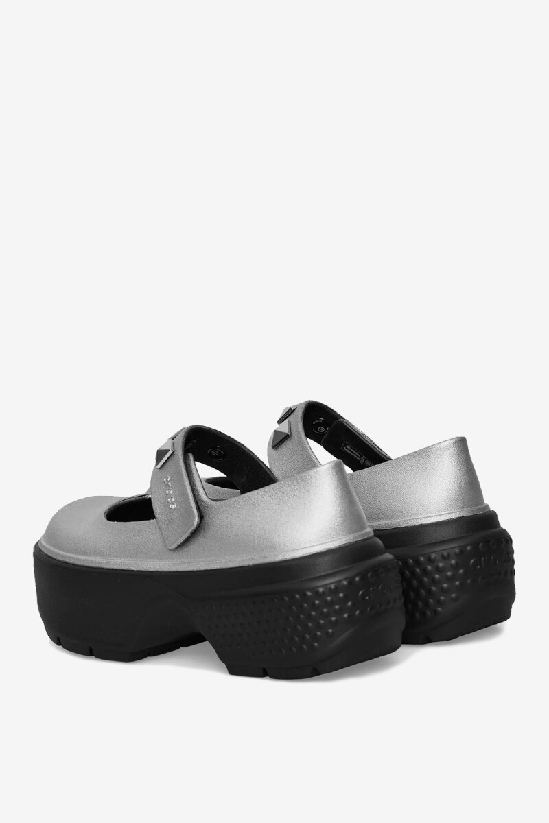 STOMP METALLIC MARY JANE Plata