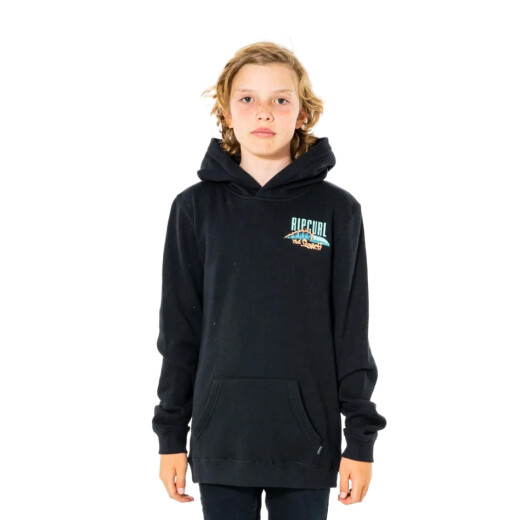 Canguro Rip Curl Origins Hood Niño Negro Canguro Rip Curl Origins Hood Niño Negro