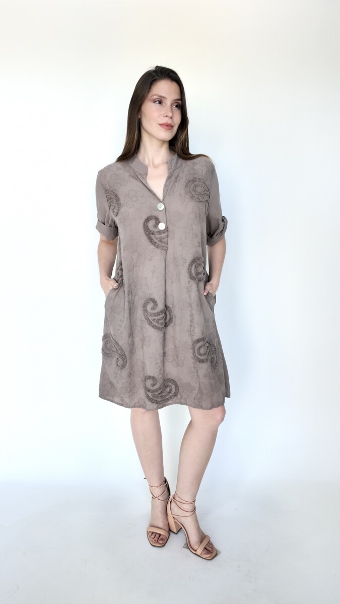 Vestido Divo - Marrón 