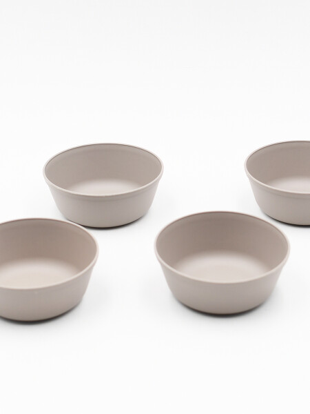 BOWL 450 ML GRIS SET x 4 GRIS