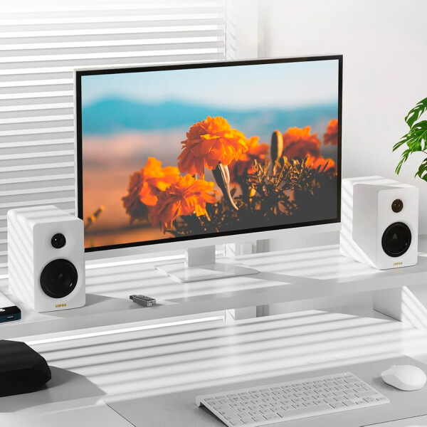 Parlantes Edifier 2.0 M60 66w Bluetooth BLANCO