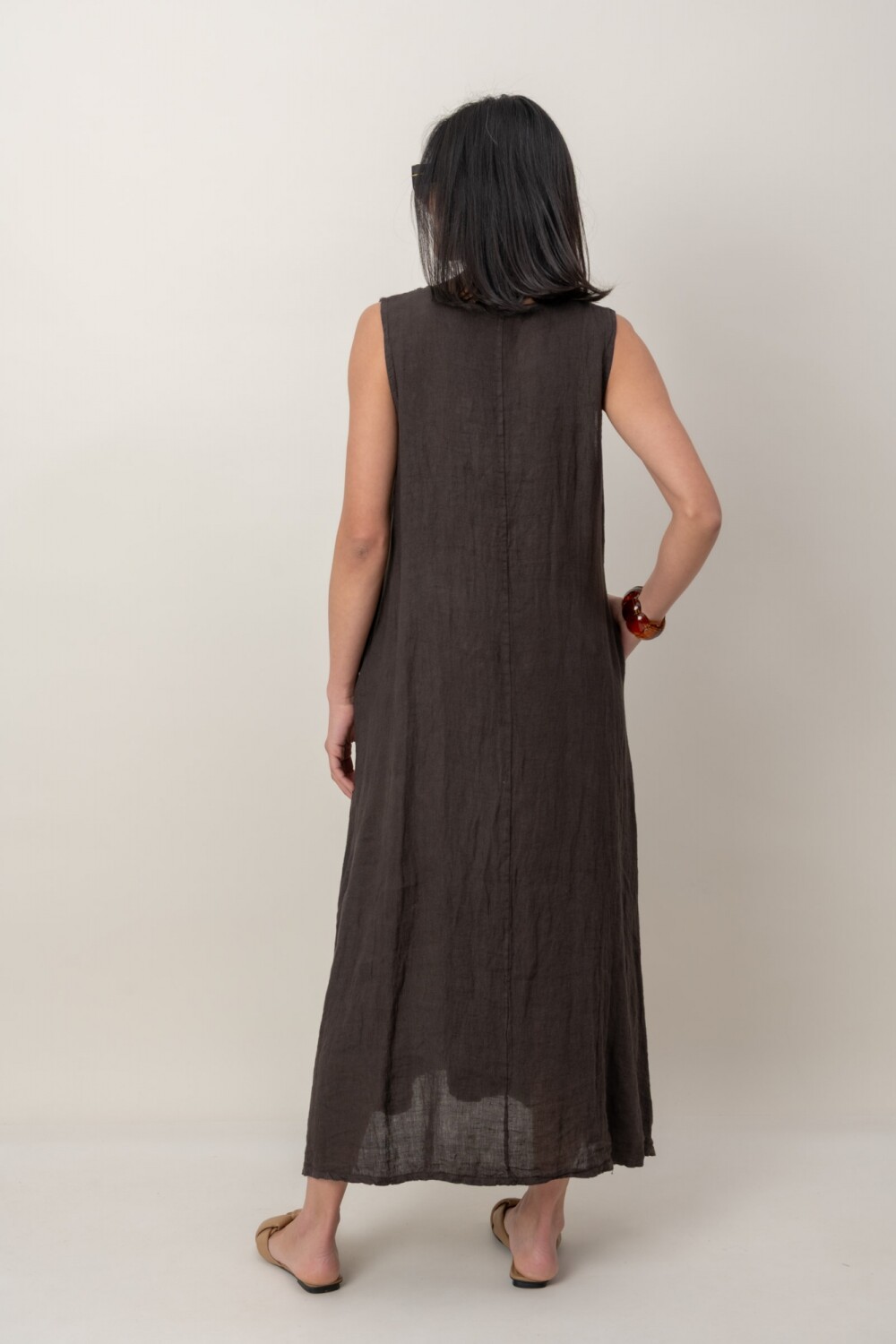 VESTIDO TIALLI Chocolate