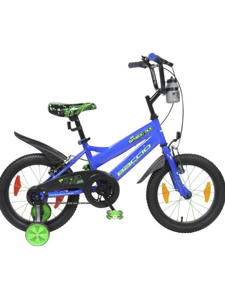 Bicicleta Baccio Bambino DLX rodado 16 con rueditas Azul