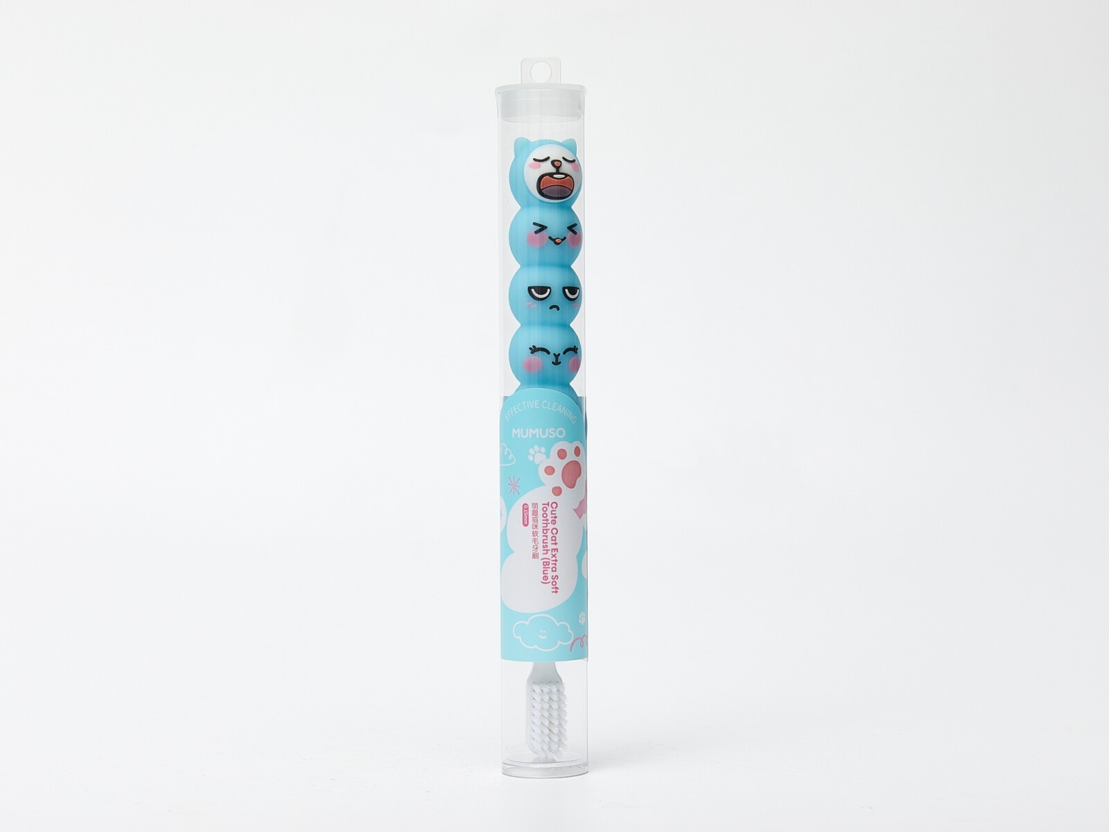 CEPILLO DE DIENTES EXTRA SUAVE PARA GATOS LINDOS (AZUL) 