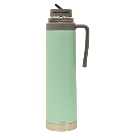 Termo Acero Inox 0.75L Manija Fija Mantiene Frío Calor Comet Verde Claro