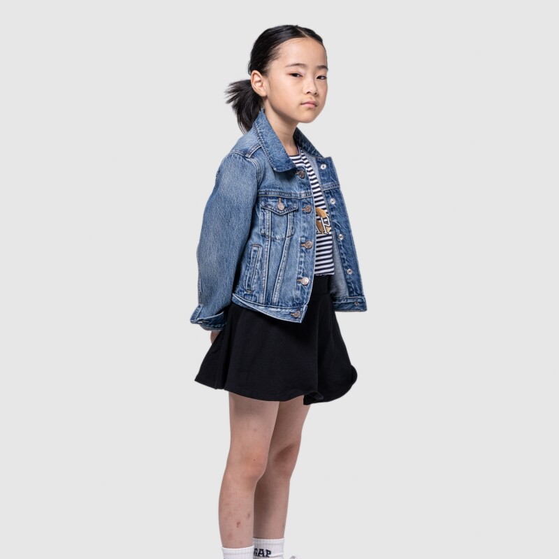 V-ICON JKT MEDIUM WASH