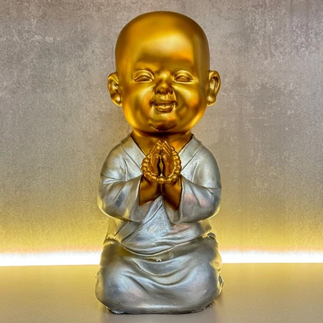 Buda Monje Budista Decorativo Resina Buda Monje Budista Decorativo Resina