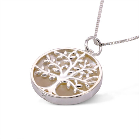 Conjunto de plata 925 con nácar, ARBOL DE LA VIDA. Conjunto de plata 925 con nácar, ARBOL DE LA VIDA.