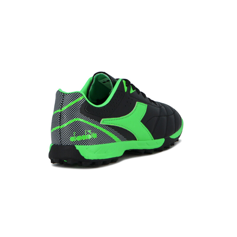 Diadora Fútbol 5 Tifosi TF Teen - Negro-Verde Fluo Negro-Verde Fluo