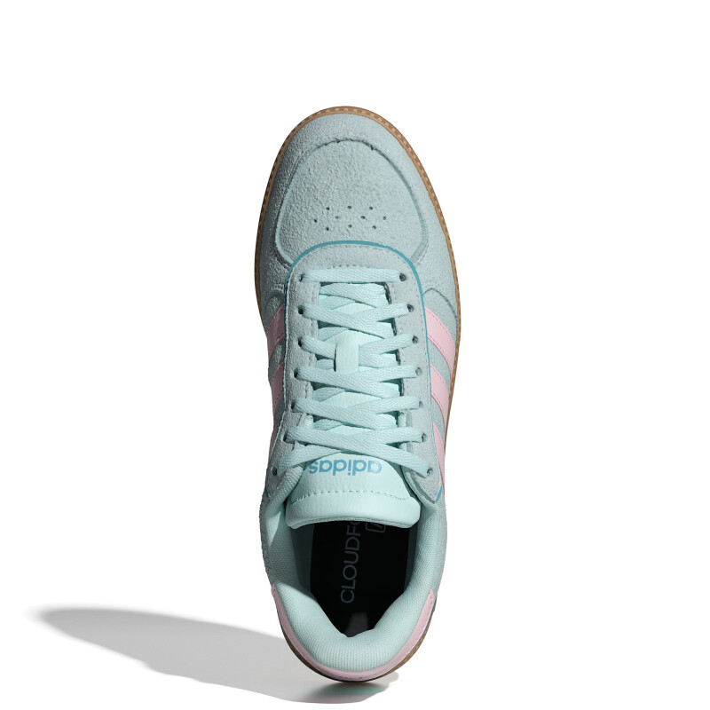 Championes de Mujer Adidas Breaknet Sleek Verde - Rosado