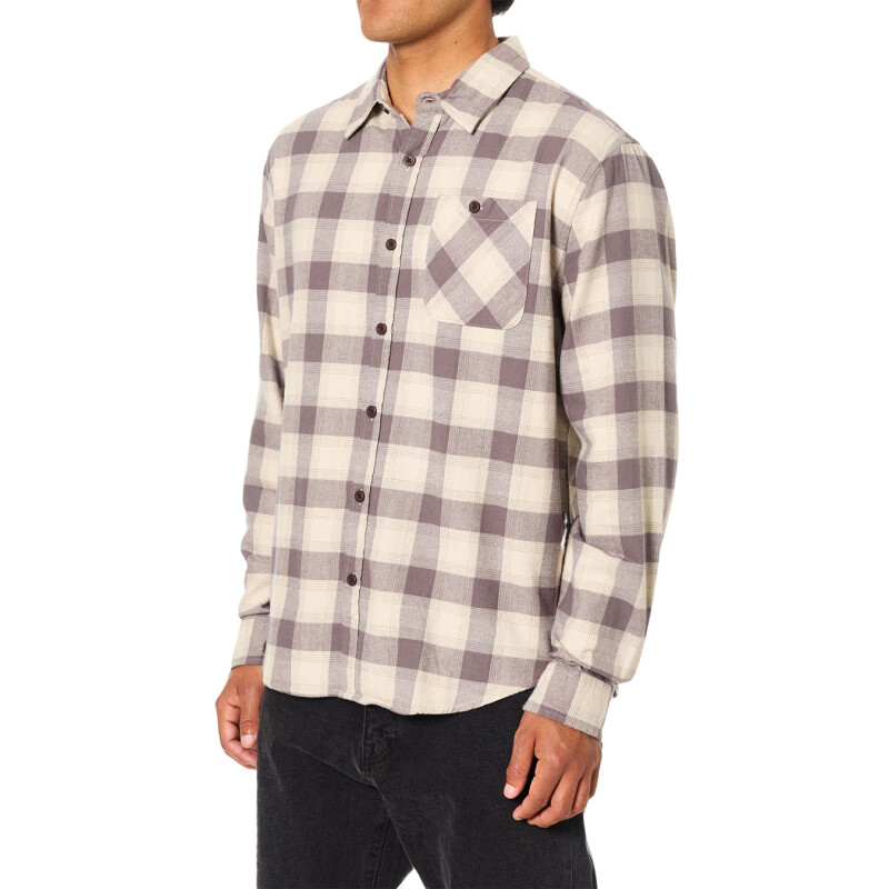 Camisa Katin Derek Flannel - Beige Camisa Katin Derek Flannel - Beige