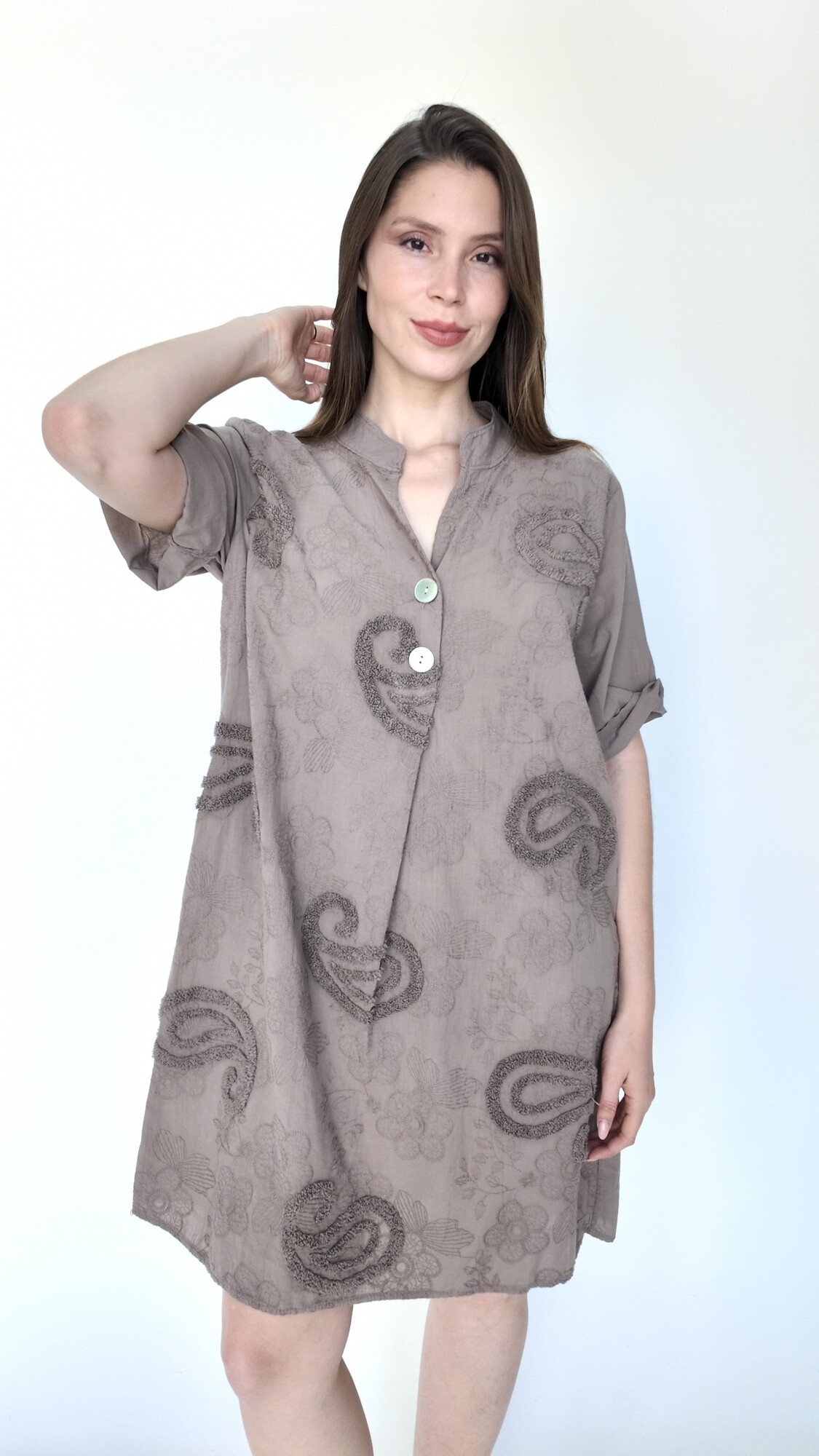 Vestido Divo Marrón