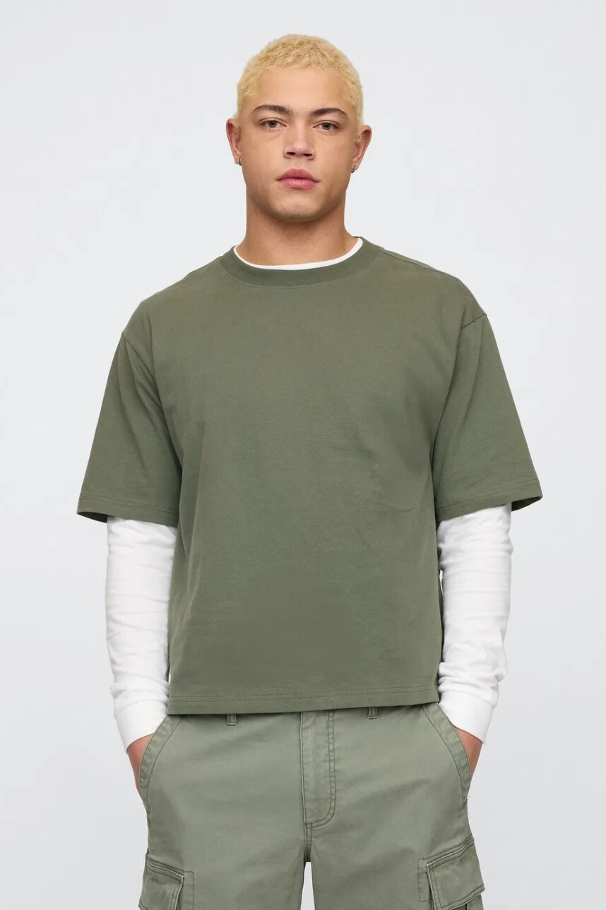 Remera Vintage Soft Hombre Thyme 19-0309 Tcx