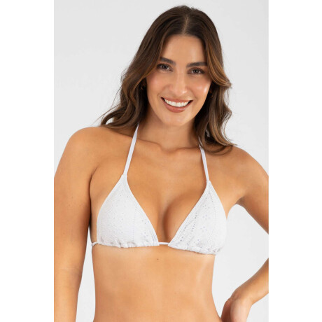 Triangulo kristen Blanco bordado