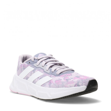 Championes de Mujer Adidas Questar 2 Bounce Gris - Lila - Blanco