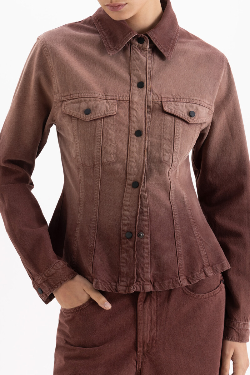 CAMISA FILIPPA COLOR WAVES Bordo