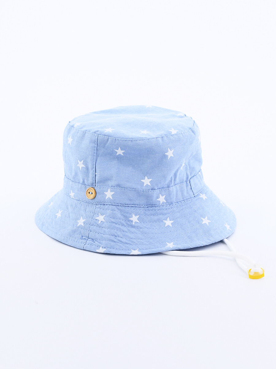 GORRO PESCADOR - CELESTE 