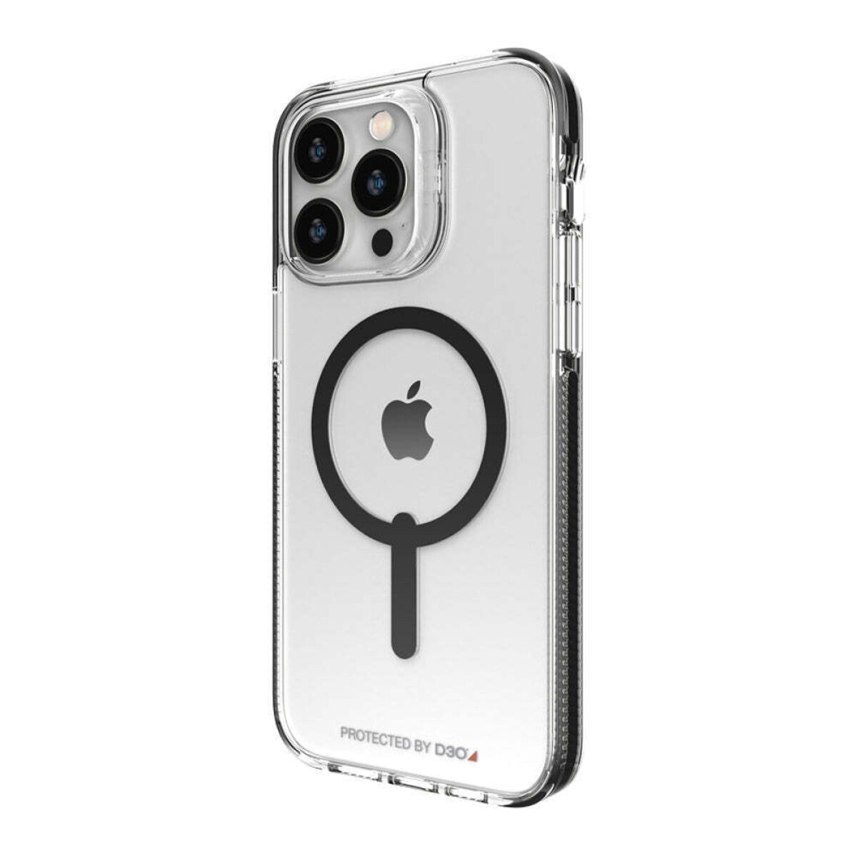 Protector case gear4 santa cruz snap c/ magsafe para iphone 14 pro - Transparente / negro 