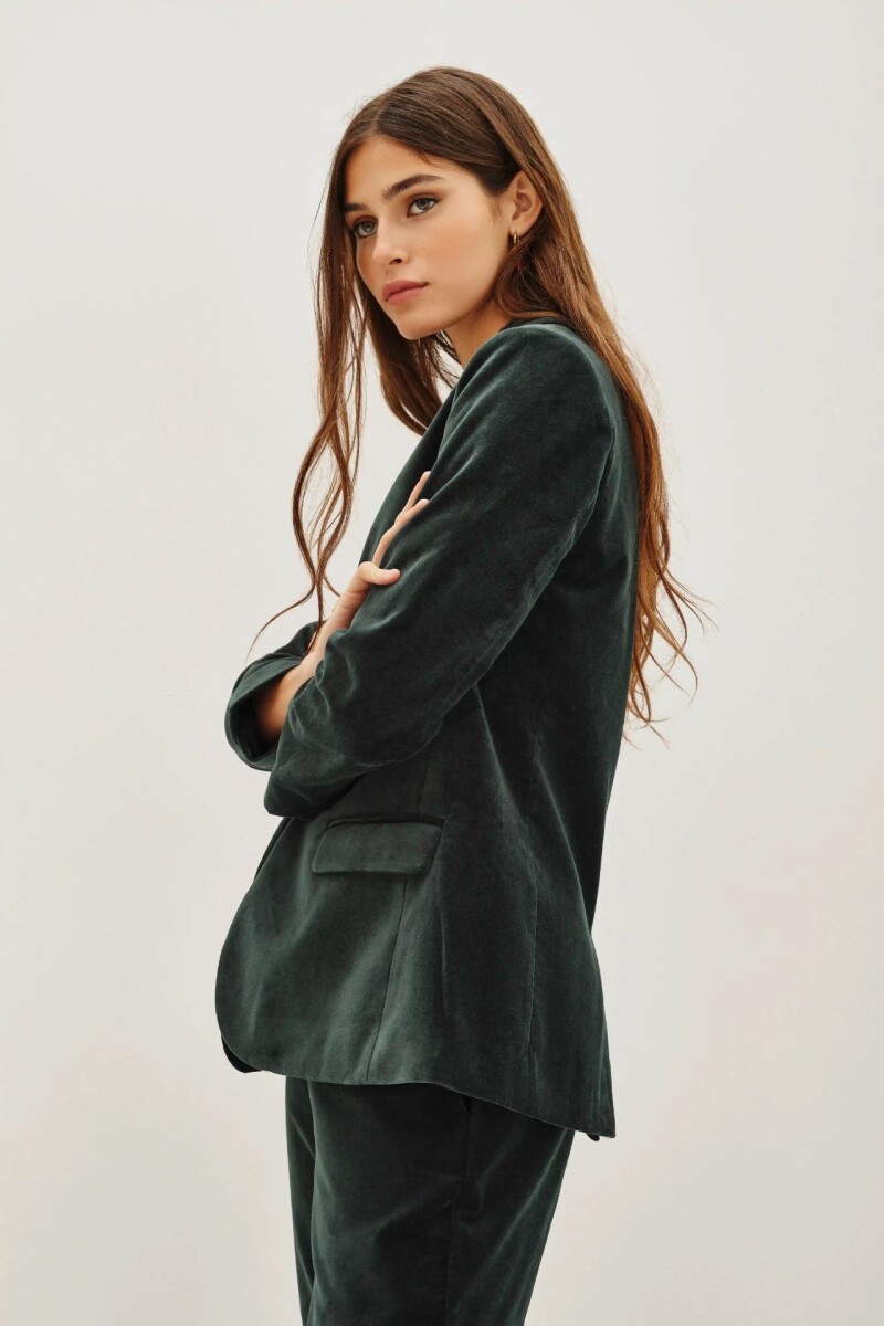 Saco Taylor Velvet Verde