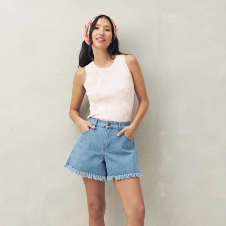 SHORT OMBRA Celeste