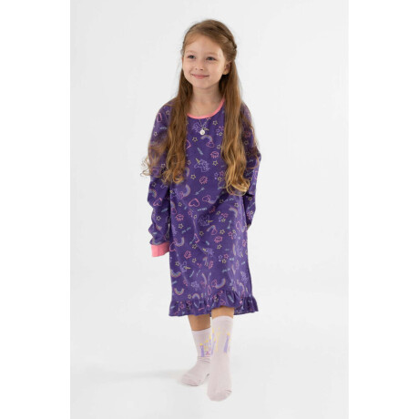 Camison infantil princesas disney Azul noche