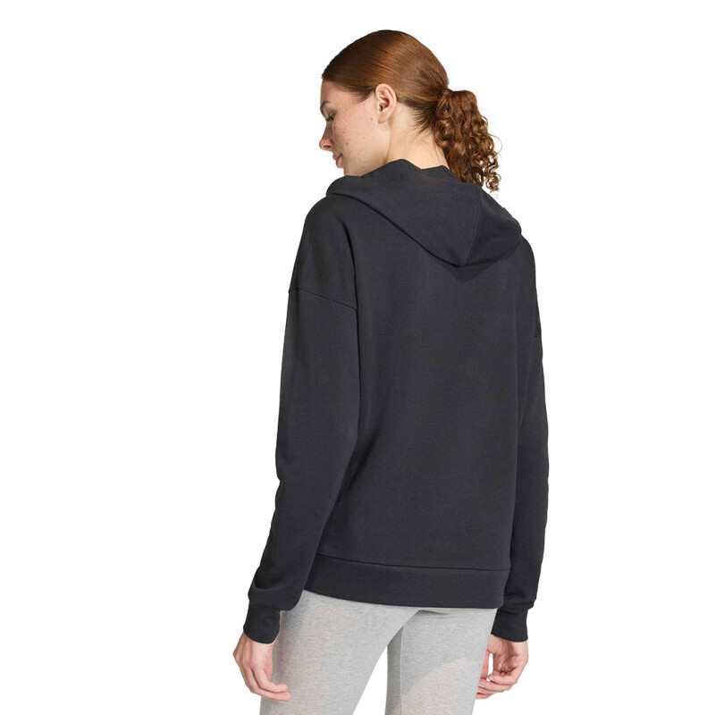 Canguro de Mujer Adidas W Lin Ft Hd Vl Negro - Blanco