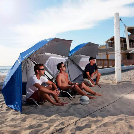 Sombrilla Carpa 2,4m + Acc Filtro Uv50 Playa Camping Hog002014