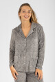 Pijama americano ribb velour Gris