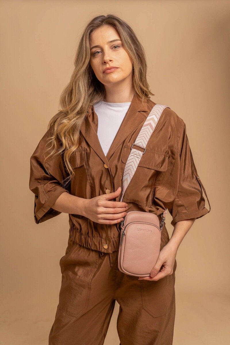 PHONE BAG VALERIANA - ROSA MAUVE 