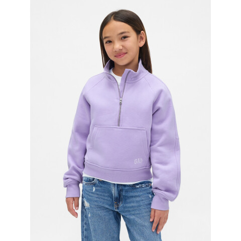 VTG SOFT 1/4 ZIP KANGA PO WARM VIOLET 568
