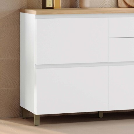 BAJO MESADA 70 CM MDF BLANCO SUECIA