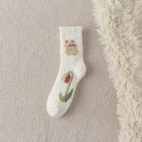 Medias Diseño Floral Diseño 5