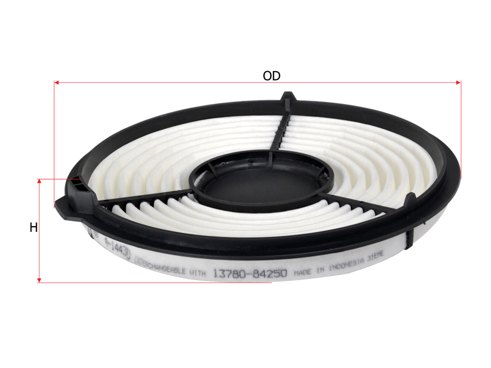 FILTRO AIRE SUZUKI MARUTI INYECCION 97/ 13780-84250 SAKURA 