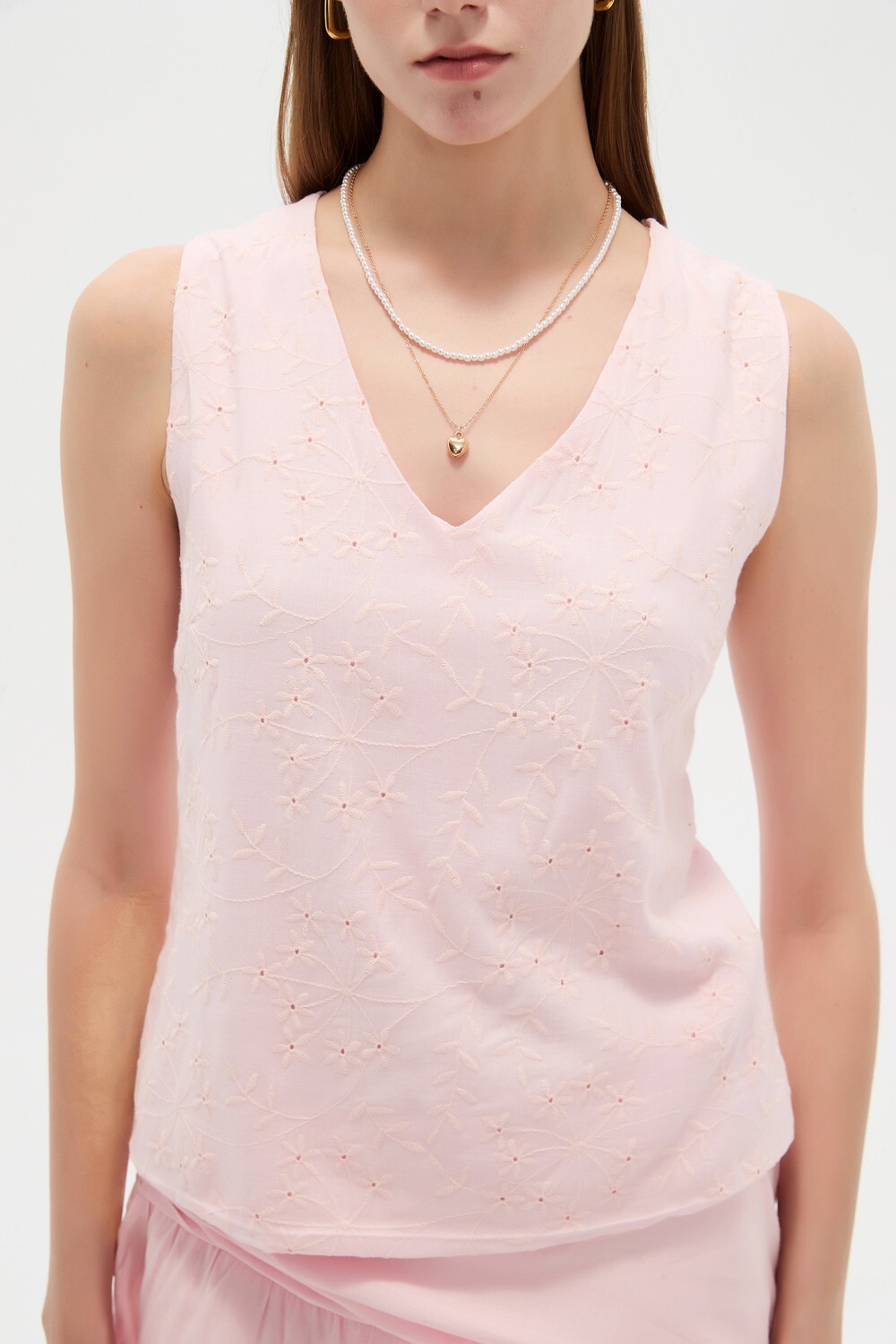 Musculosa Rivano Rosa Claro
