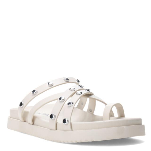 Sandalia de Mujer Miss Carol CREET con tachas Blanco Hueso