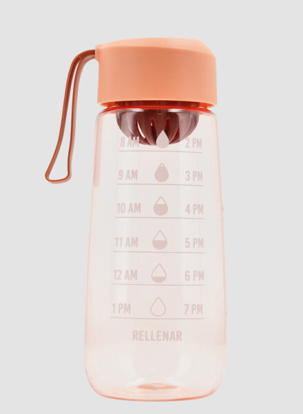 Botella fitness print 500ml Rosado