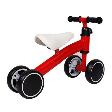 Bicicleta Cuatriciclo Sin Pedales para Niños Rojo