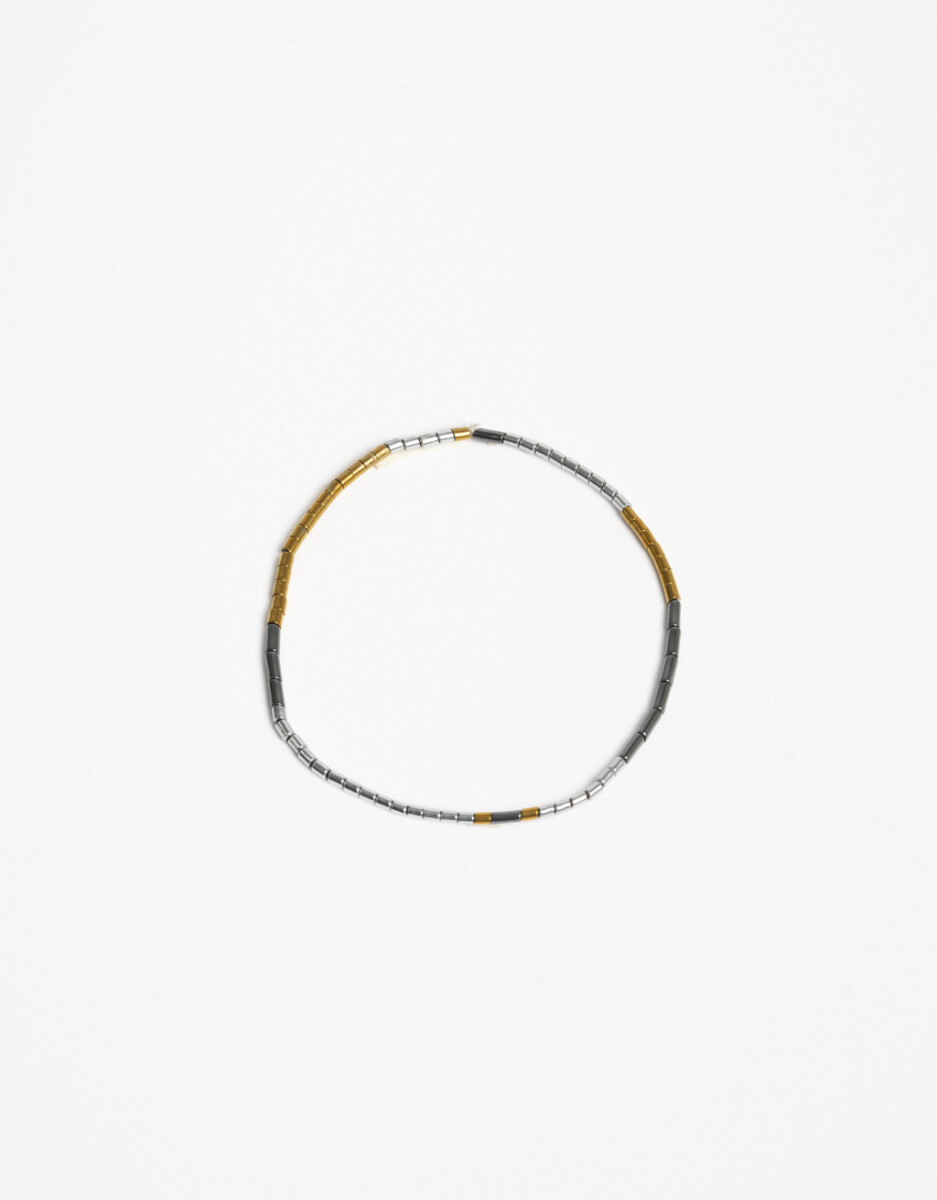 Pulsera Elástica Beads Biplating 